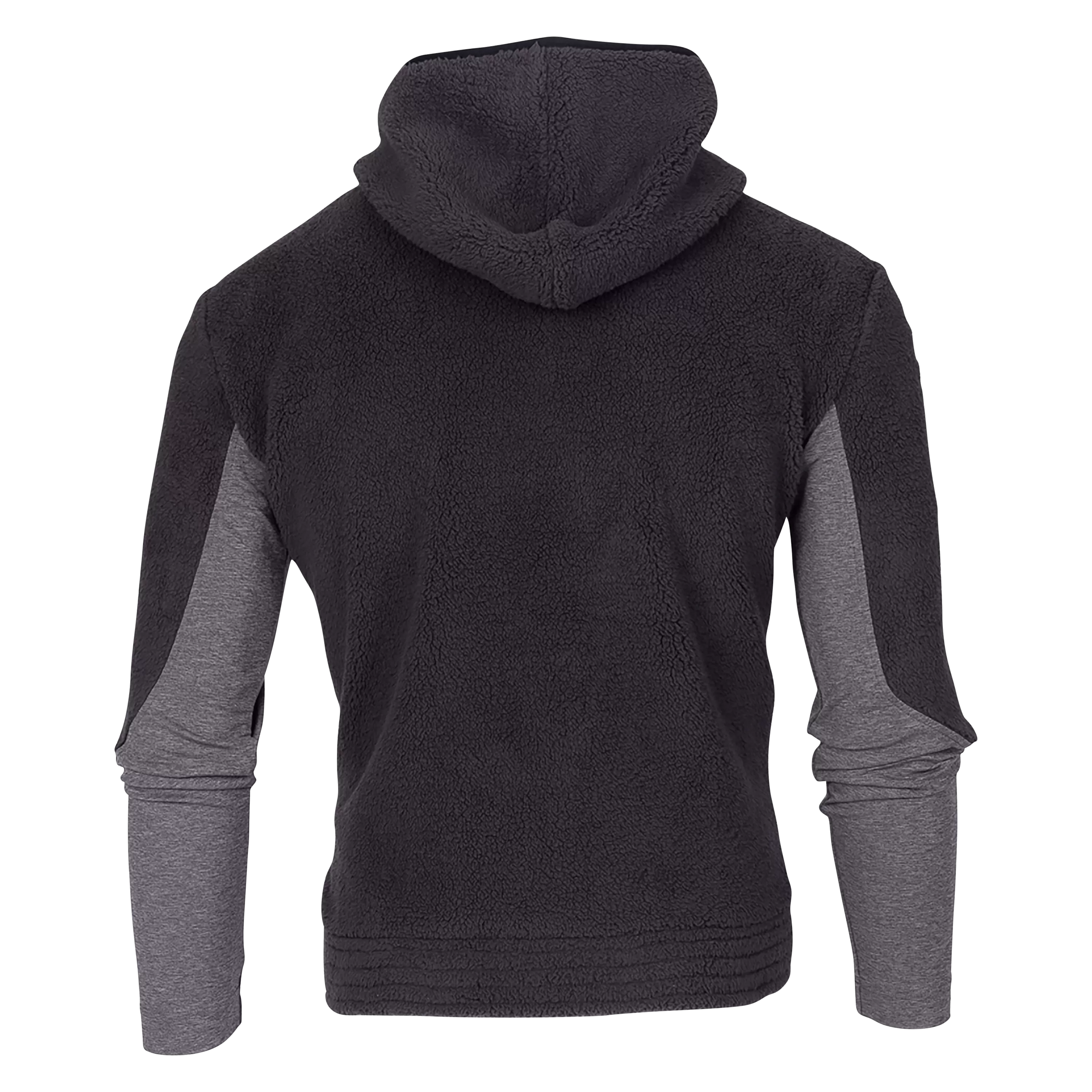 Sherpa Hybrid Full-Zip Hoodie