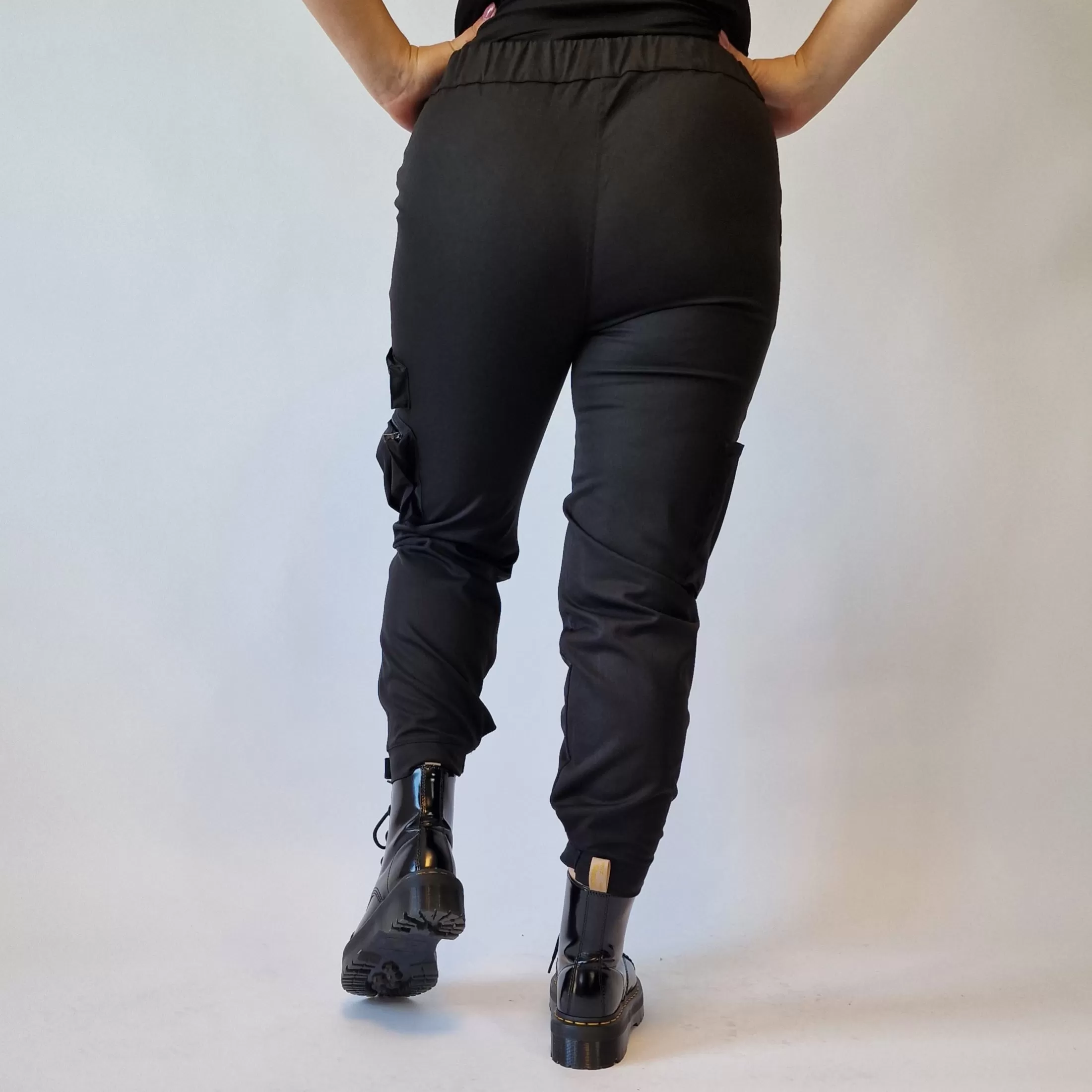 Simple Moderne Street Punk Cargo Style Trousers