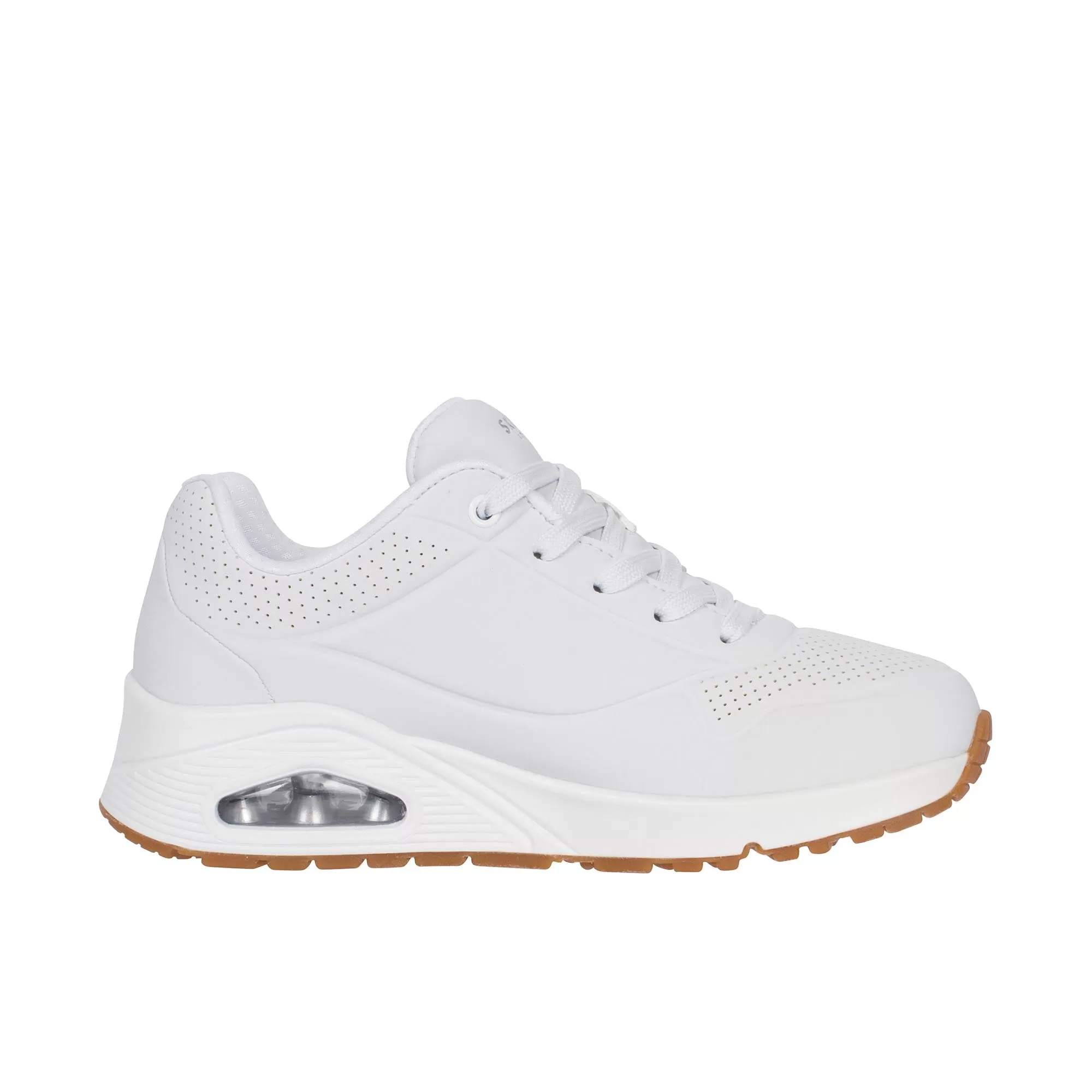 Skechers Womens Uno Stand On Air White White