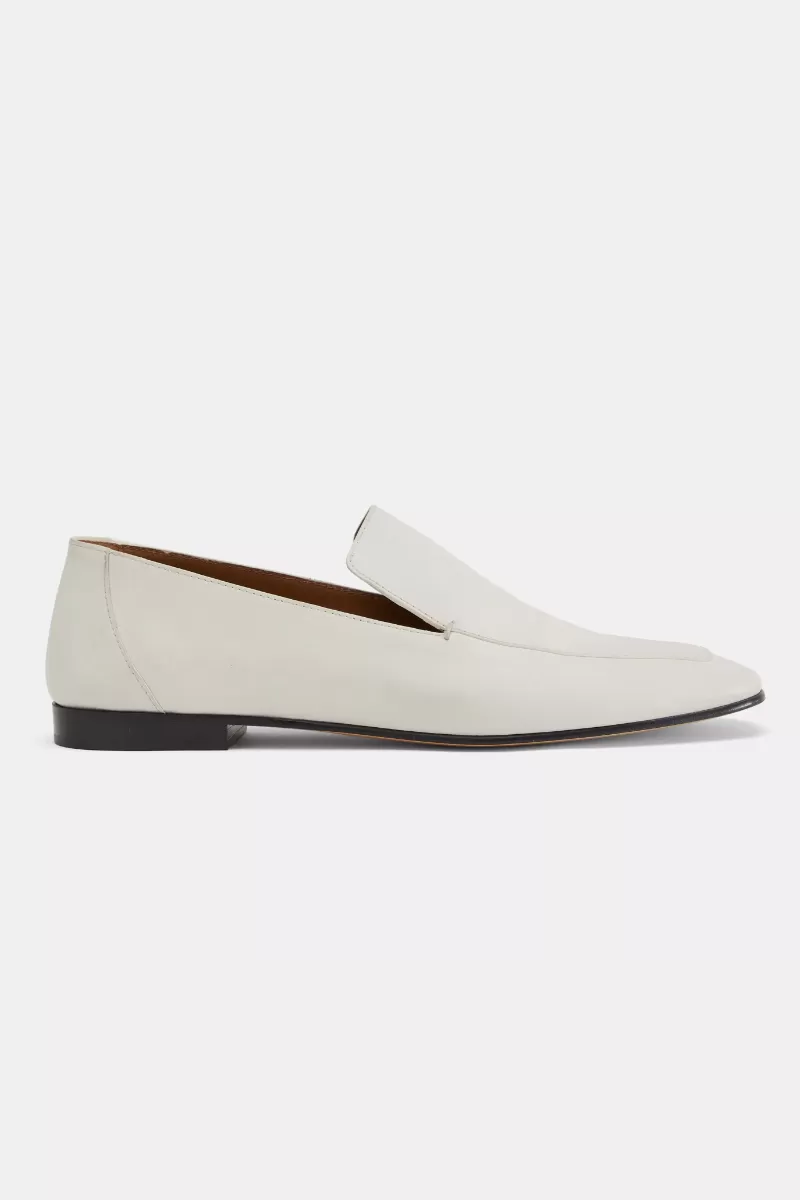 Soft Loafer - Ecru Leather