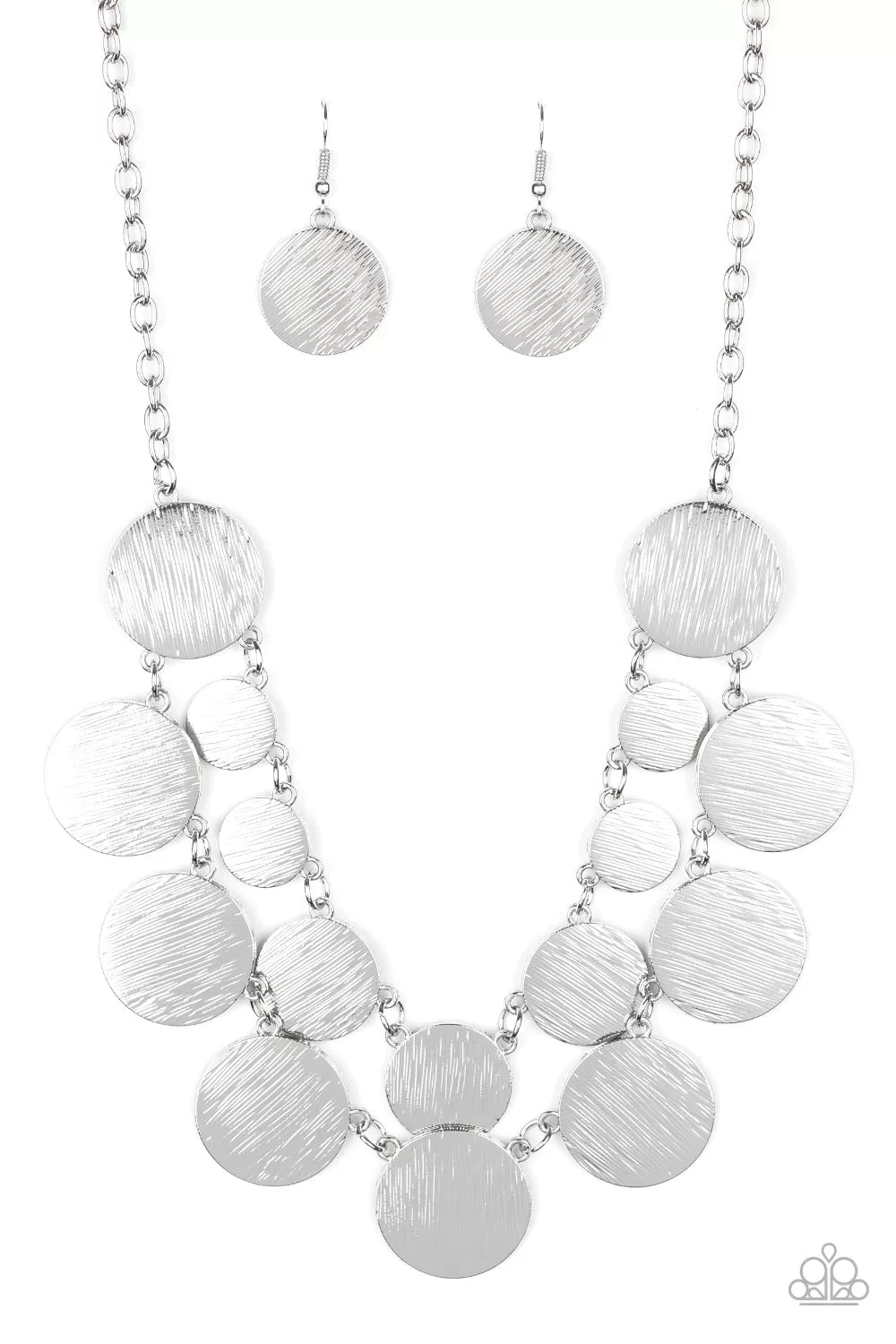 Stop and Reflect Silver-Necklace