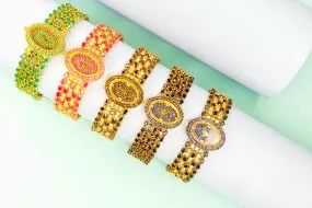 Stylish Gold Plated Cz Watch By Asp Fashion Jewellery