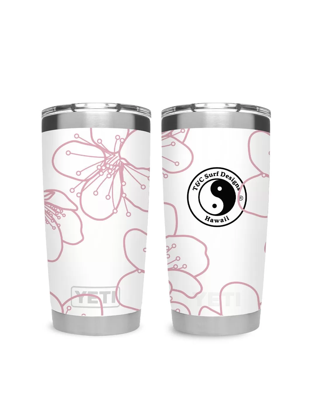 T&C Surf 20 oz Aloha Sakura Tumbler Yeti