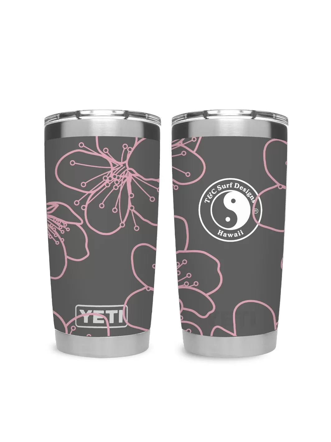 T&C Surf 20 oz Aloha Sakura Tumbler Yeti