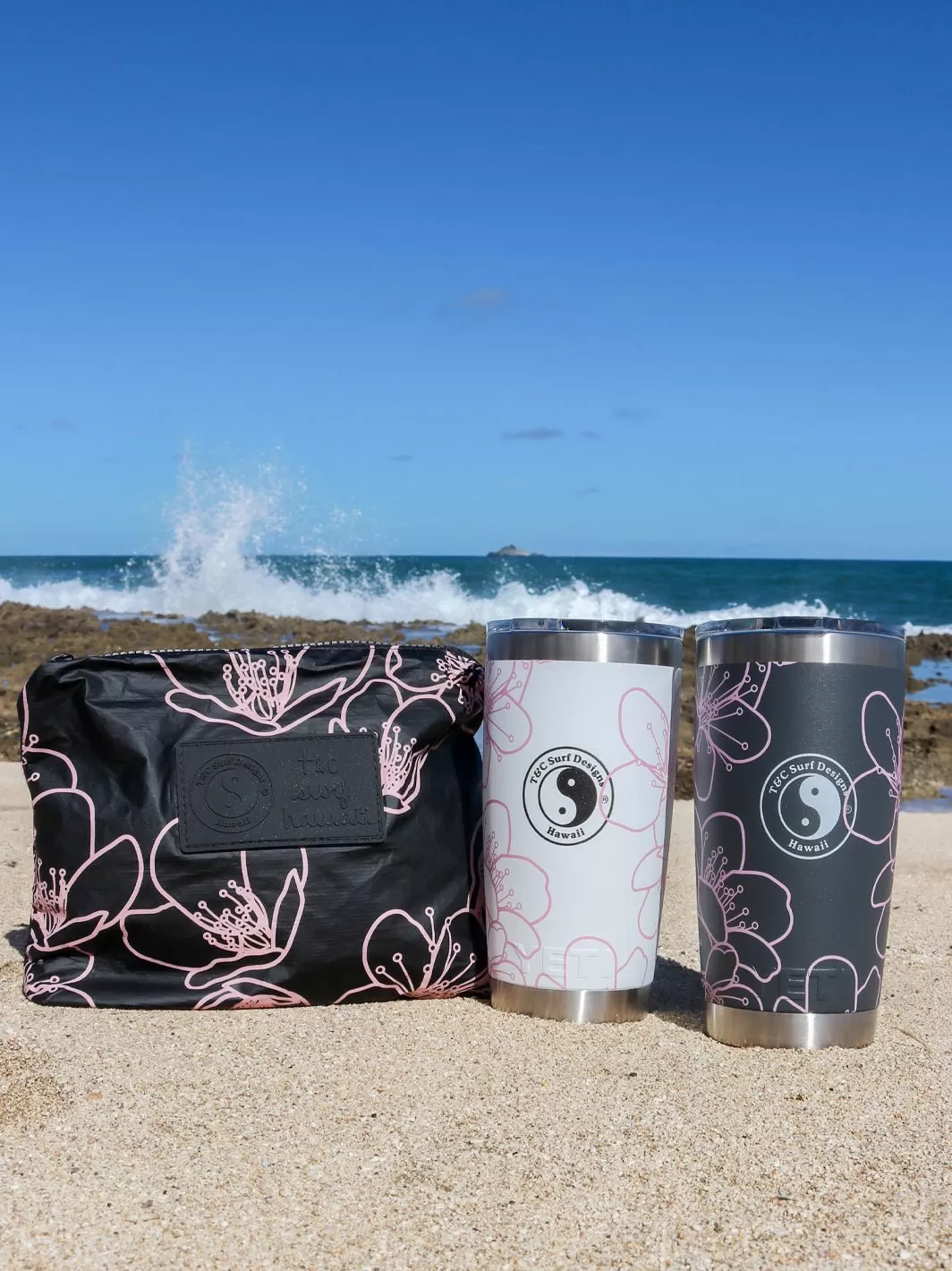 T&C Surf 20 oz Aloha Sakura Tumbler Yeti