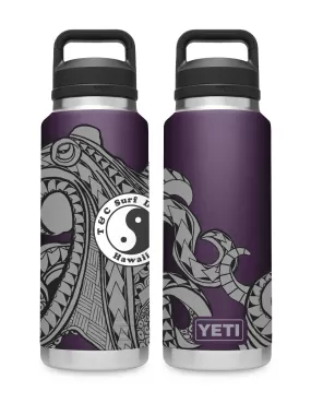 T&C Surf 36 oz Tako Tattoo Rambler Yeti Bottle with Chug Cap