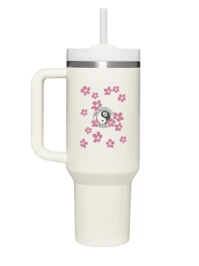 T&C Surf 40 oz Plum Blossom Stanley Quencher H2.0 Flowstate™ Tumbler