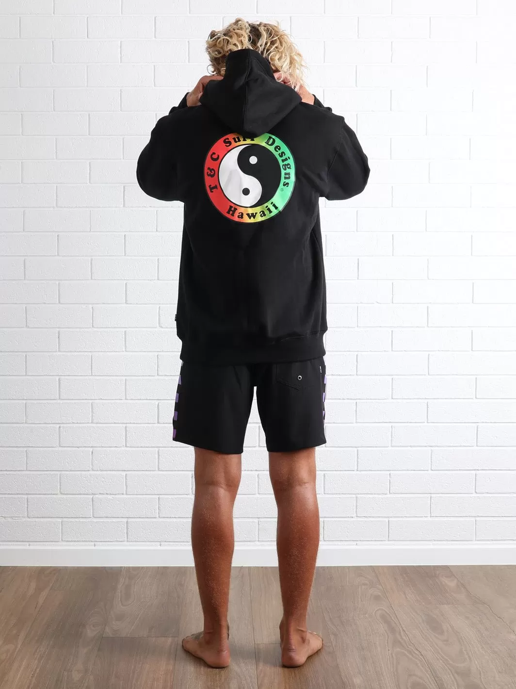 T&C Surf Australia OG Pop Hoodie Black Fade