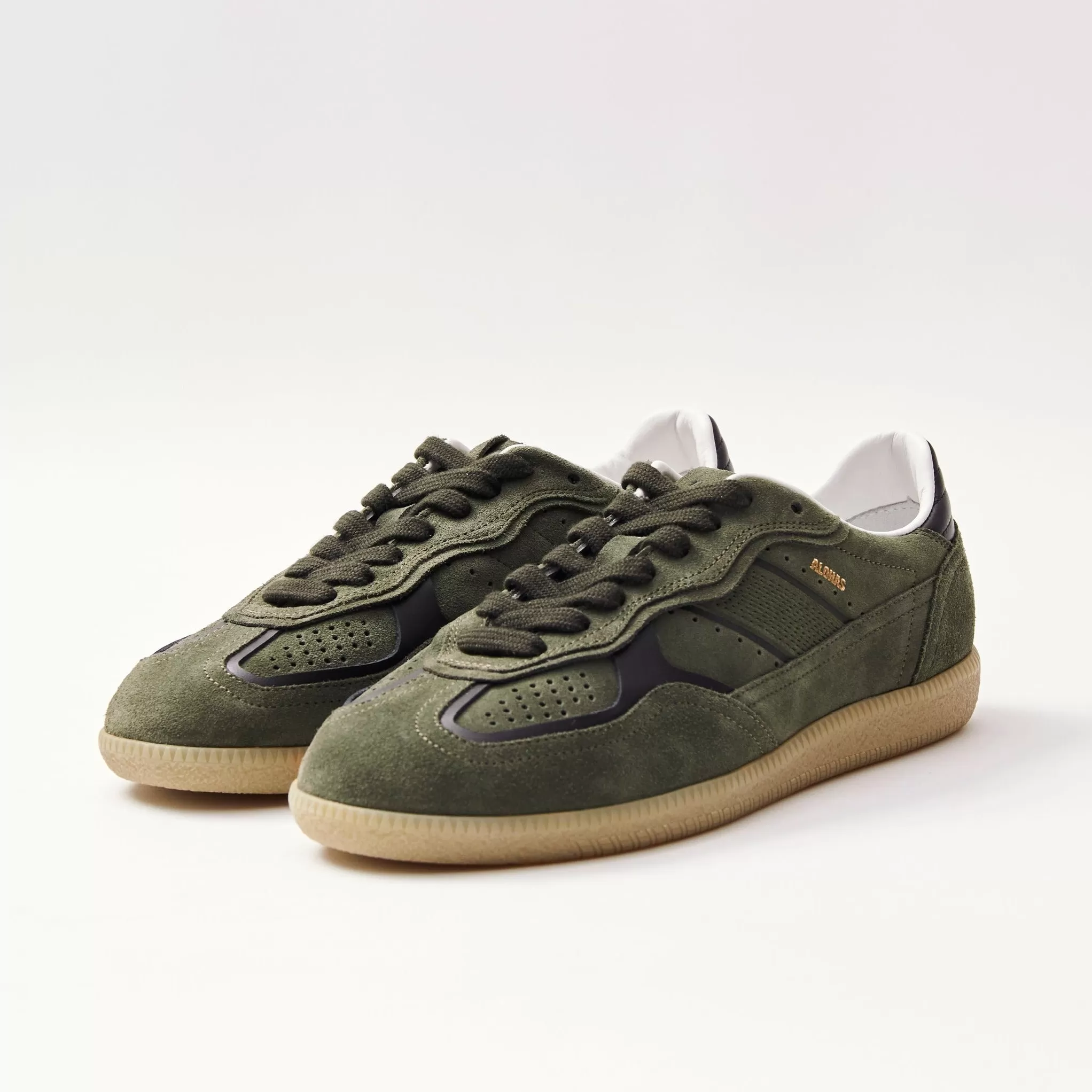 Tb.490 Rife Dusty Olive Leather Sneakers