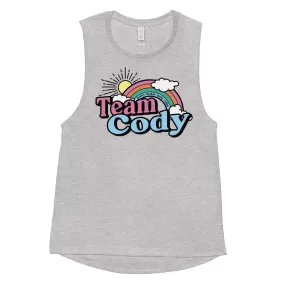 Team Cody Rainbow Sunshine Womens Muscle Tank