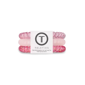 Teleties Hair Tie - Small Band Pack of 3 - Made Me Blush