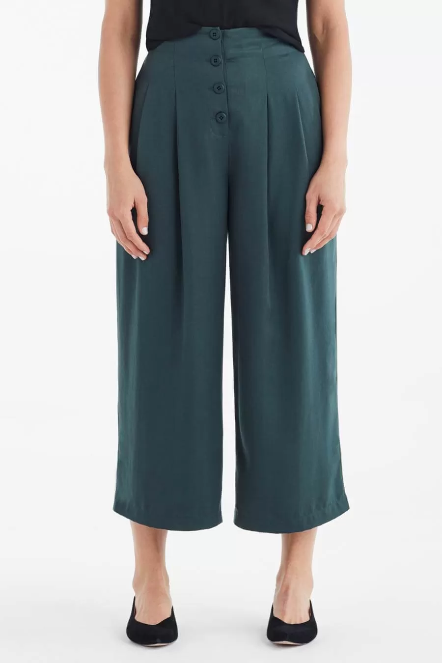 The Button Fly Culottes