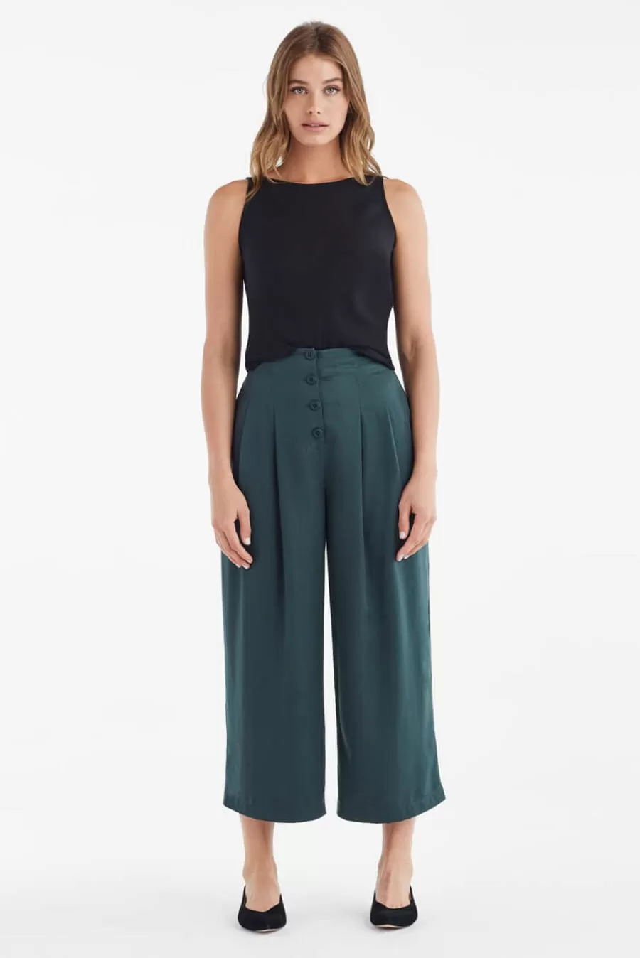 The Button Fly Culottes