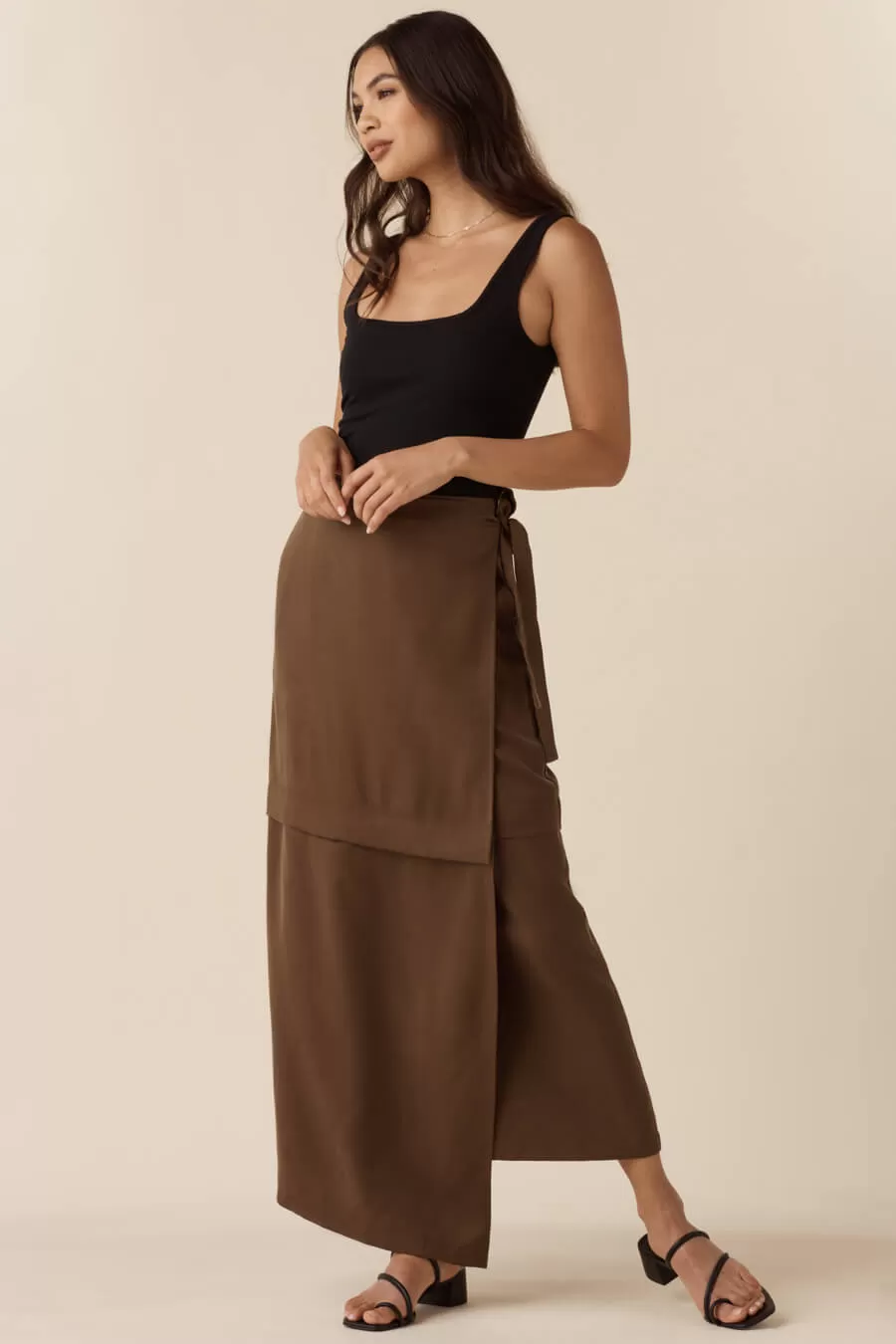 The Convertible Wrap Midi Skirt