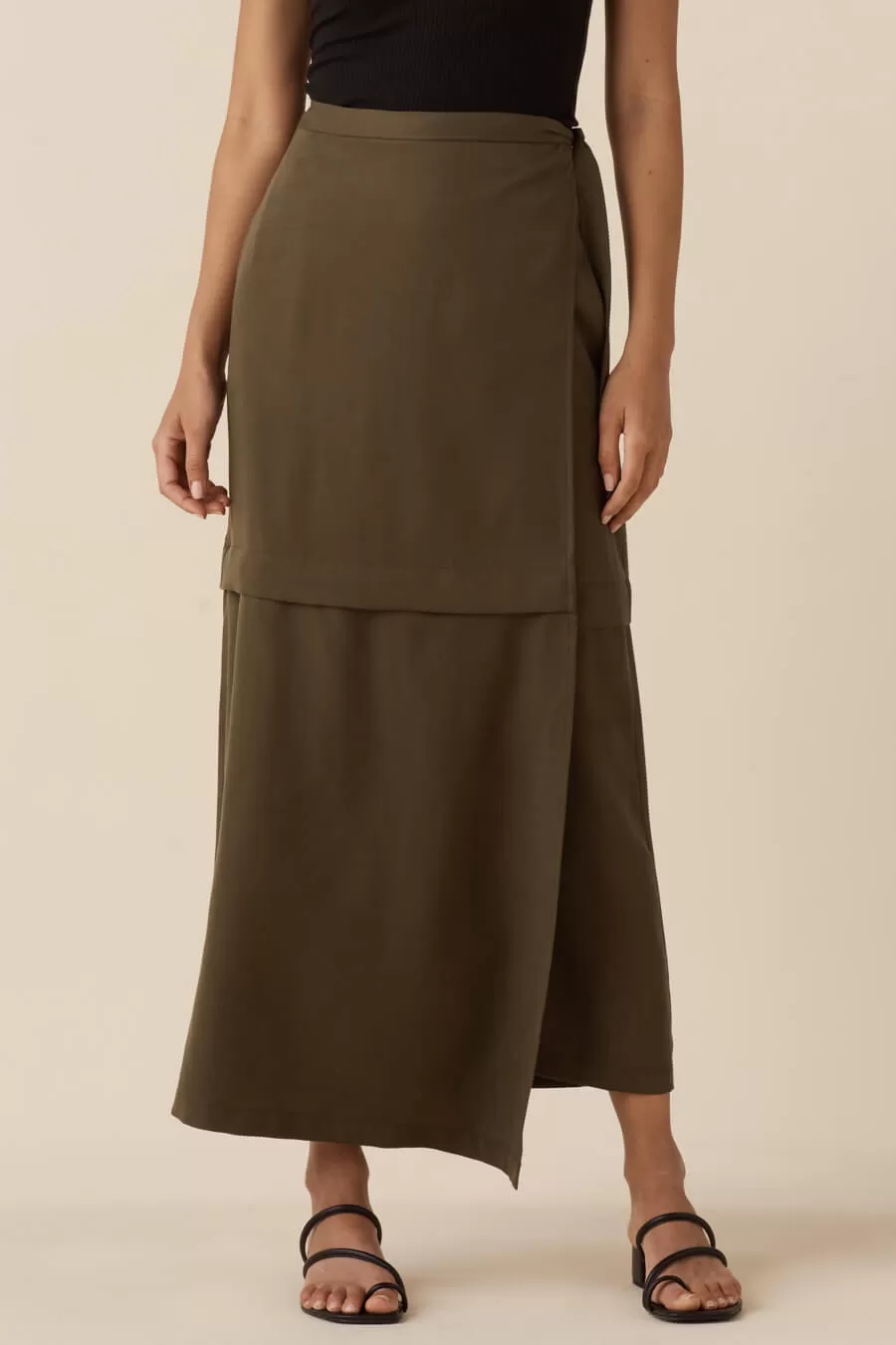 The Convertible Wrap Midi Skirt