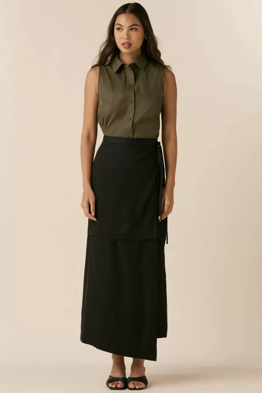 The Convertible Wrap Midi Skirt