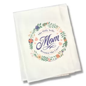 The Mom Yells Tea Towel