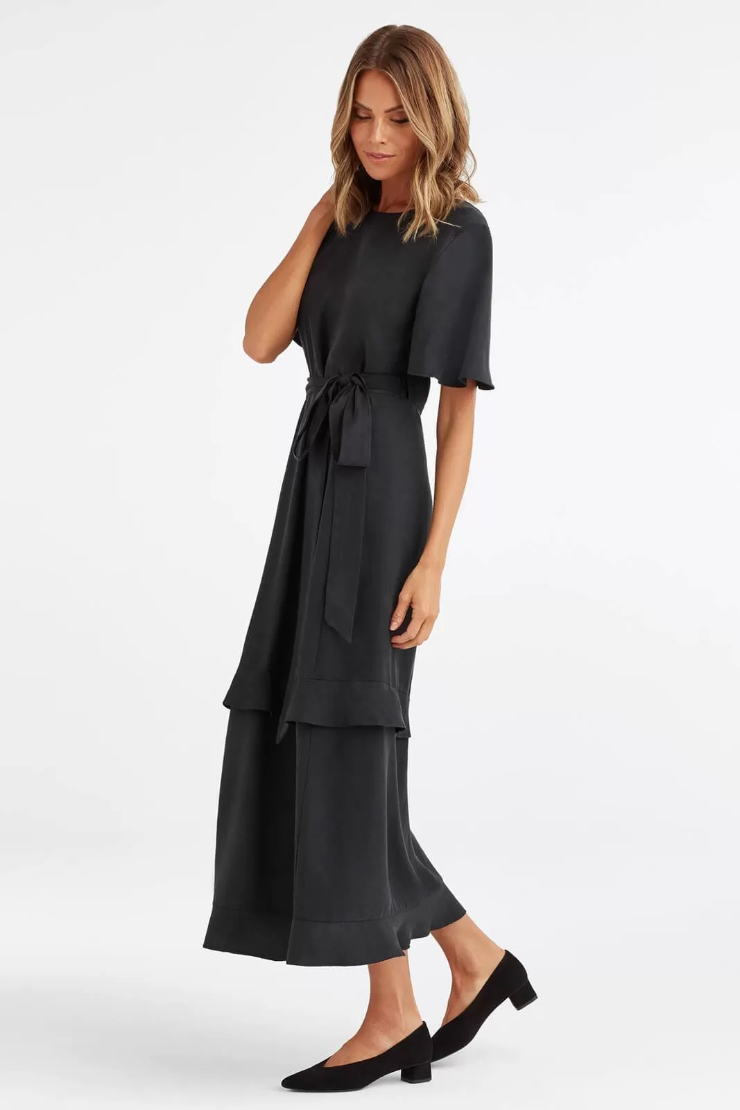 The Tiered Wrap Dress