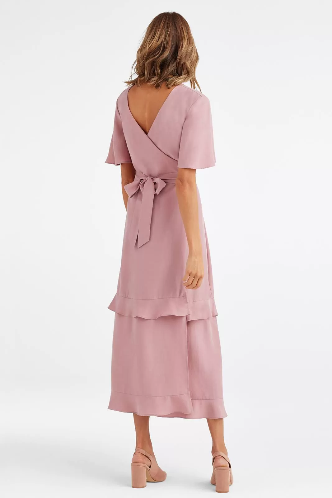 The Tiered Wrap Dress