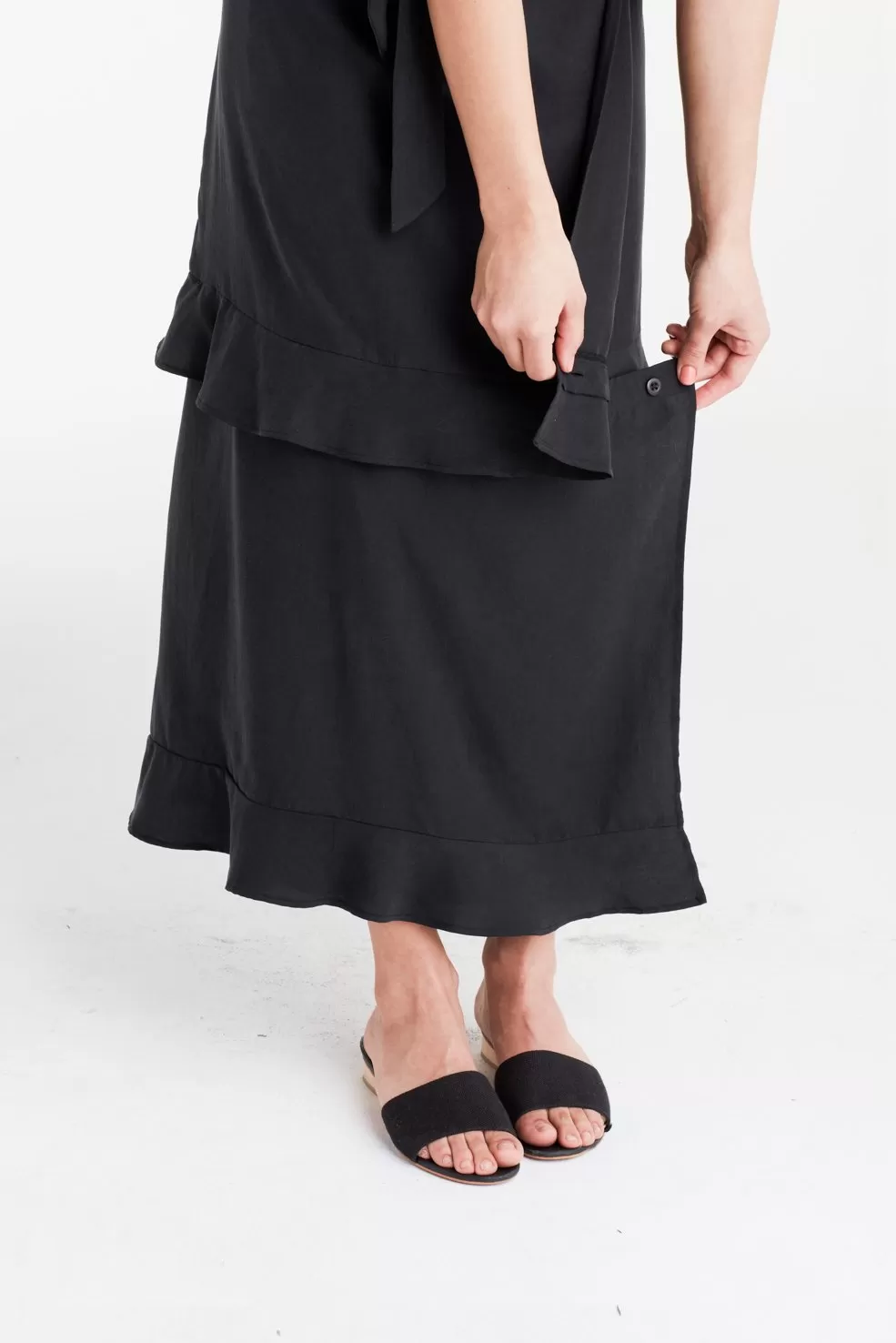 The Tiered Wrap Dress