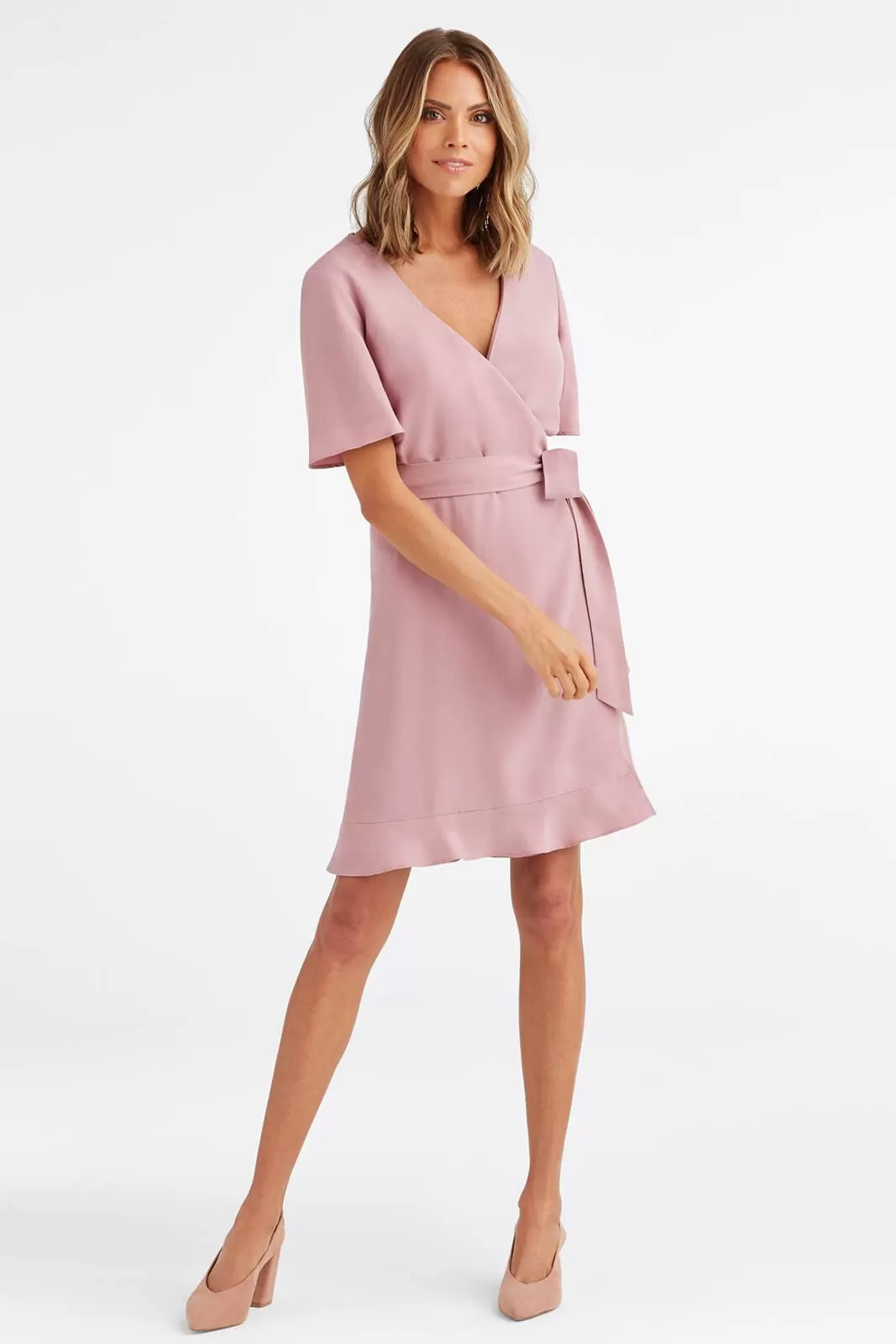 The Tiered Wrap Dress