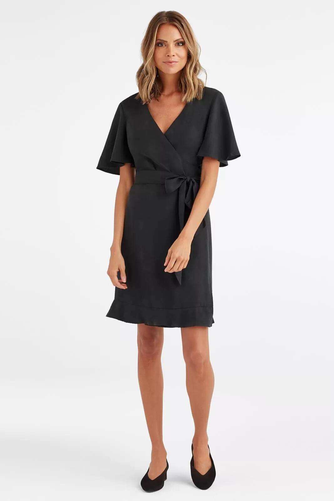 The Tiered Wrap Dress