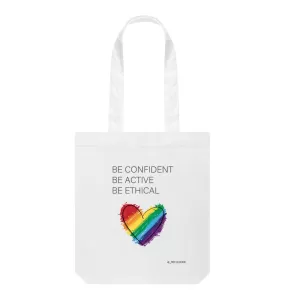 Tote bag - be confident, be active, be ethical