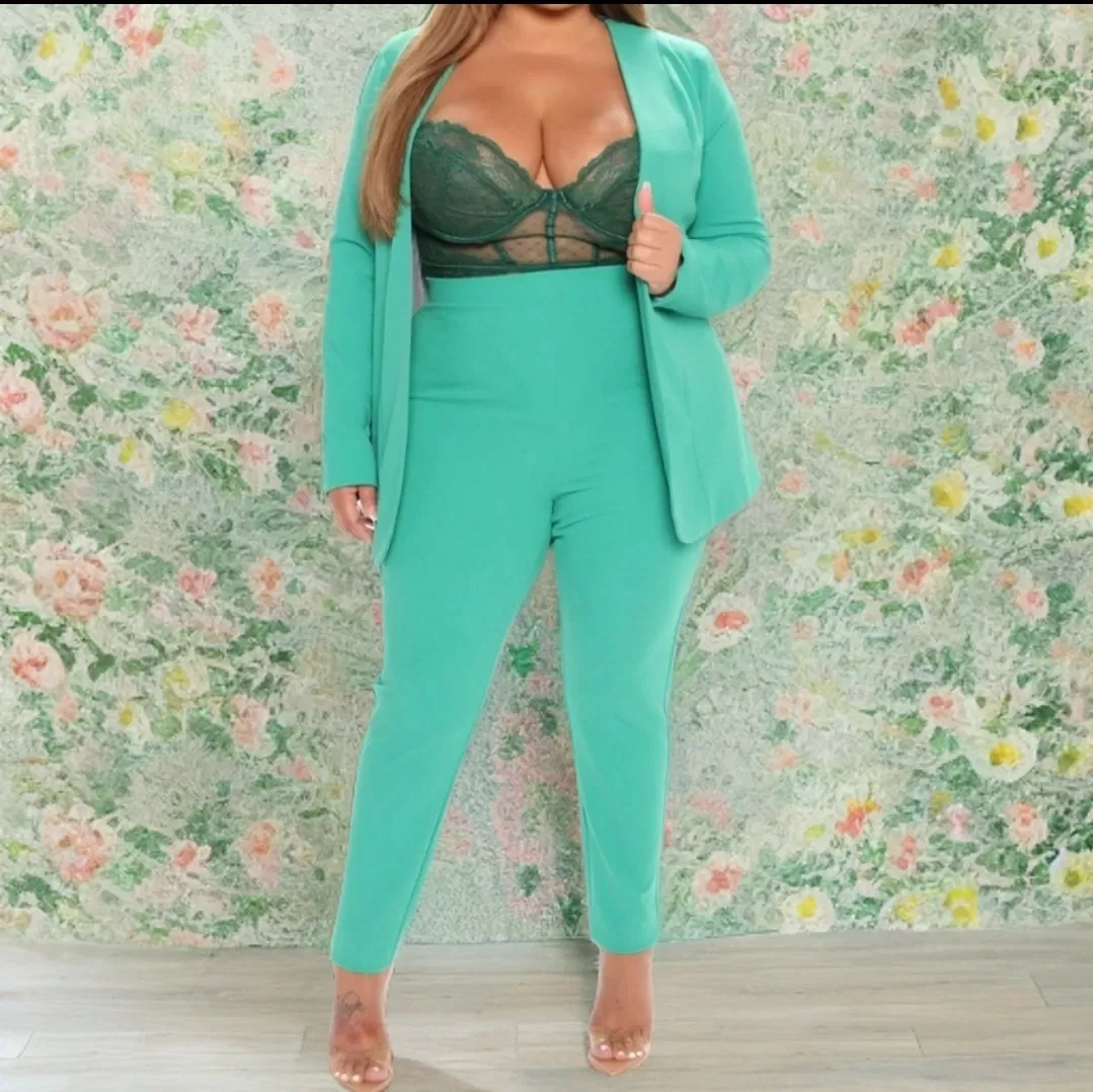 TWO PIECE WOMEN PANTS SUIT