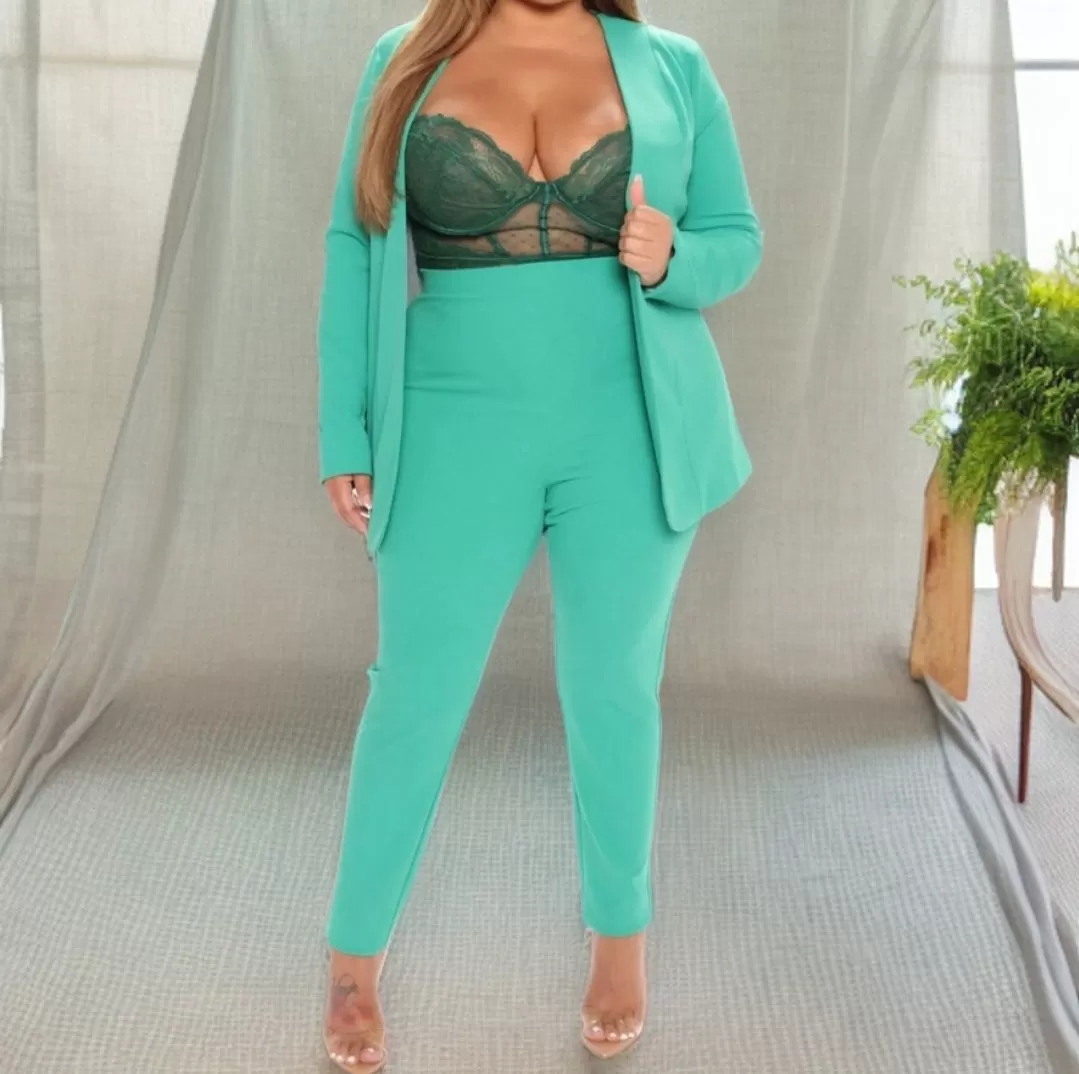 TWO PIECE WOMEN PANTS SUIT