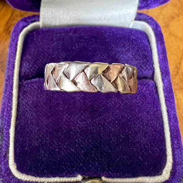 Vintage Braided Wedding Band