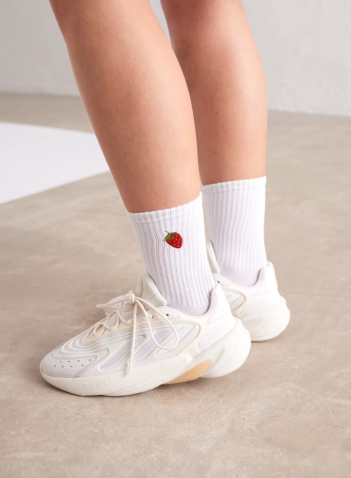 White Berry Socks