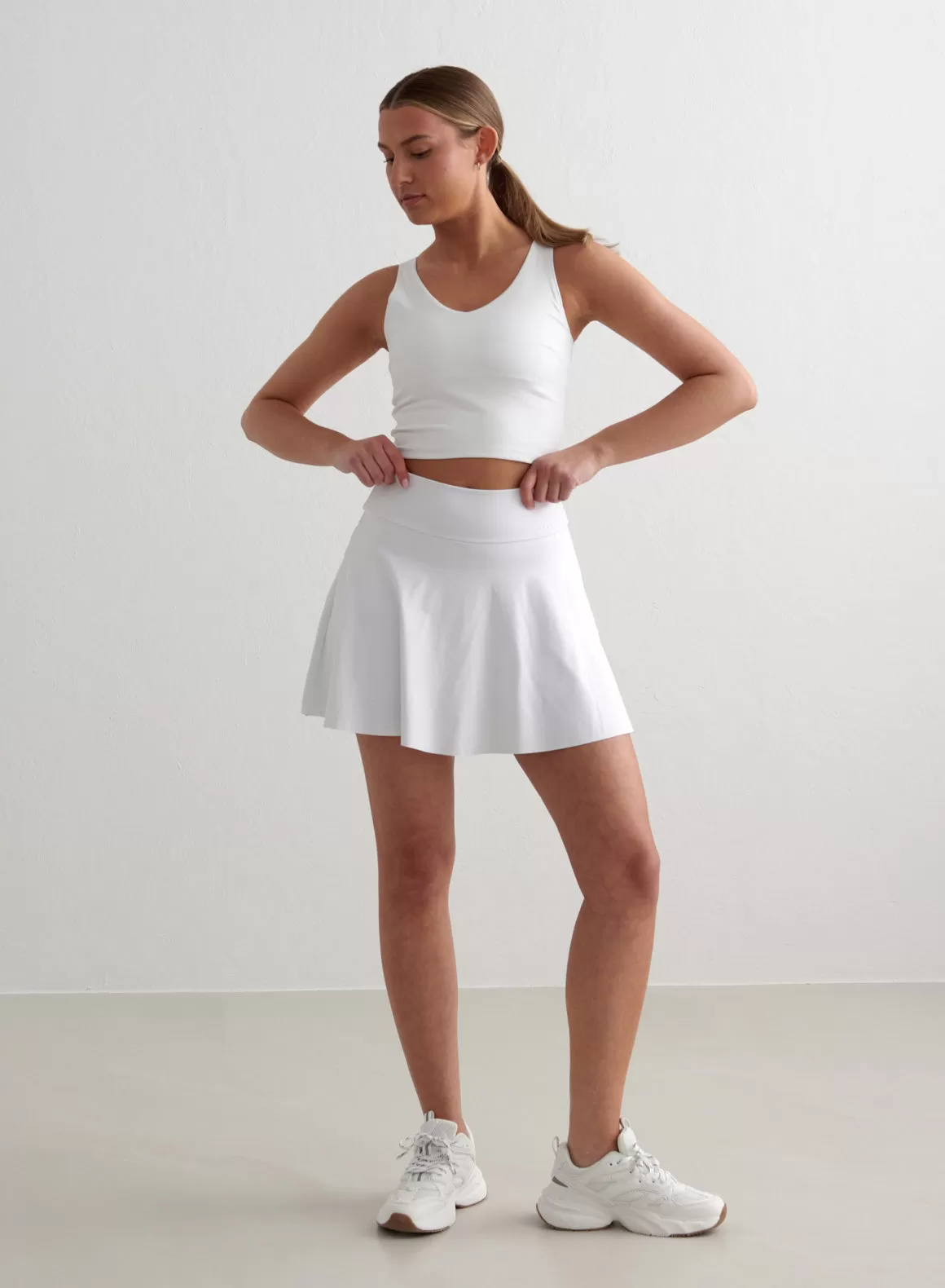 White Sense Skort