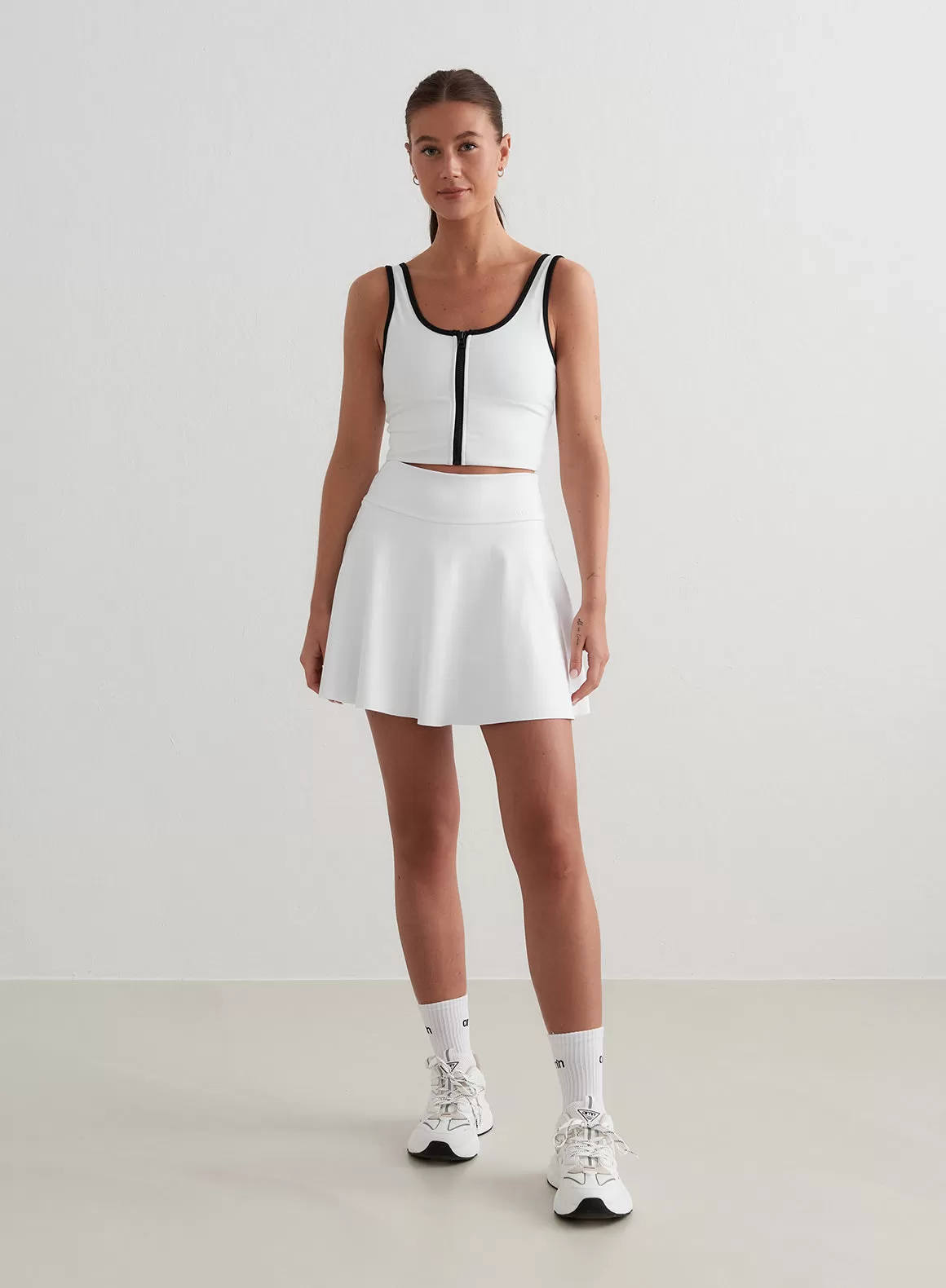 White Sense Skort