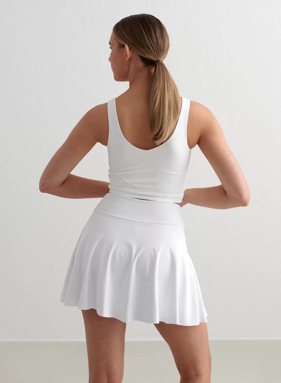 White Sense Skort