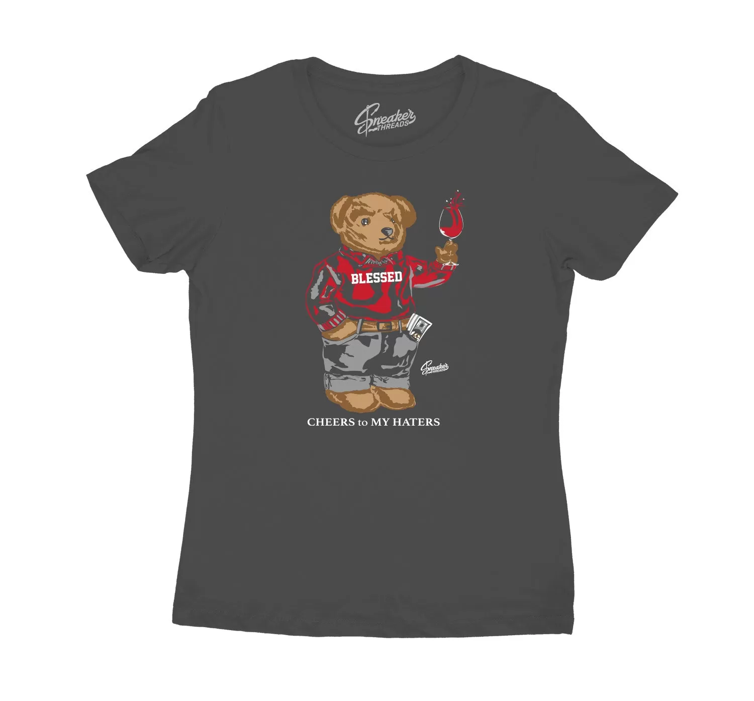 Womens - Red Flint 13 Cheers Bear Shirt