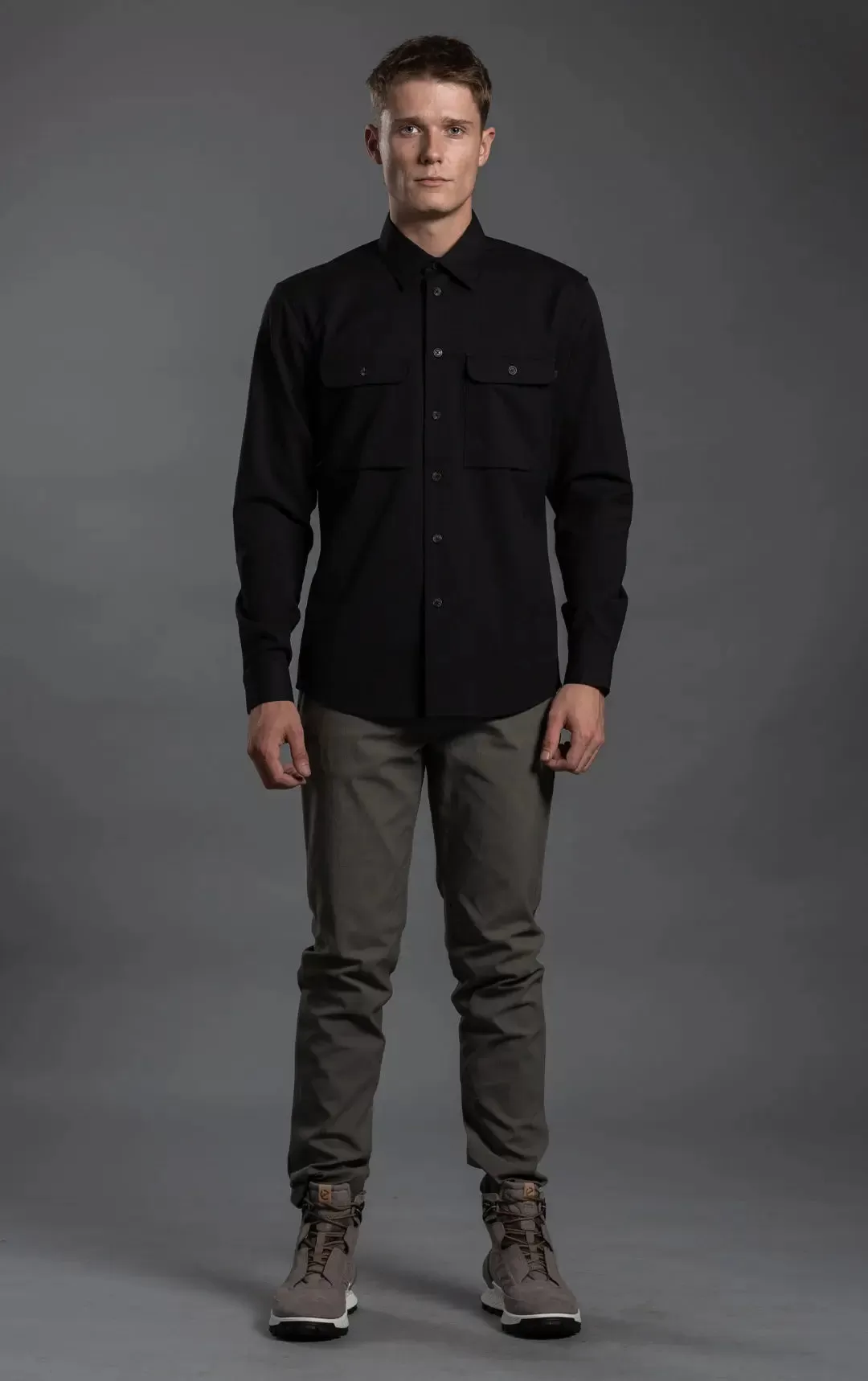 WOOL COTTON WORK SHIRT