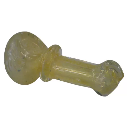 Yellow Chameleon Glass Pipe