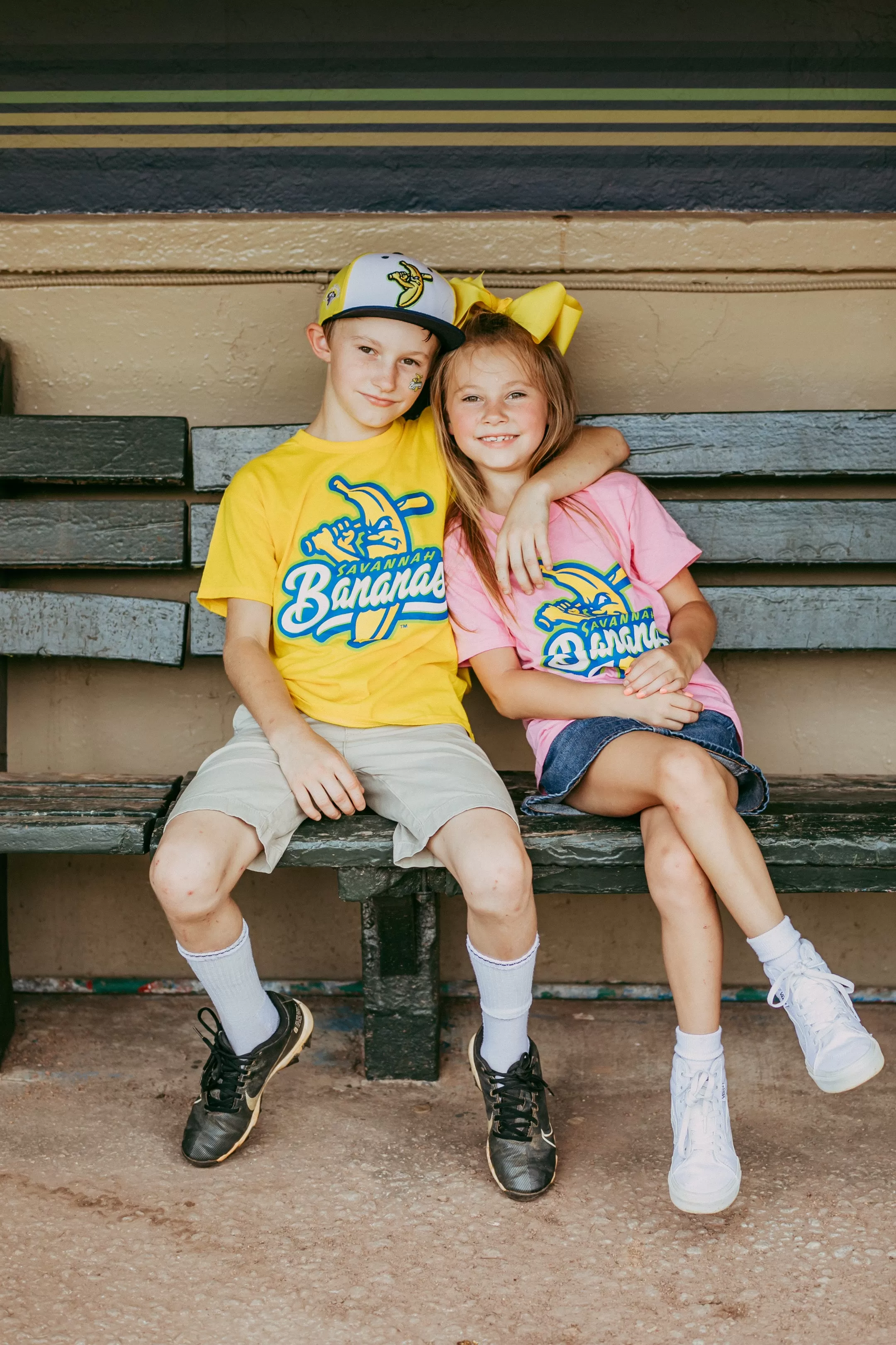 YOUTH Bananas Short Sleeve Primary Logo Tee - Yellow